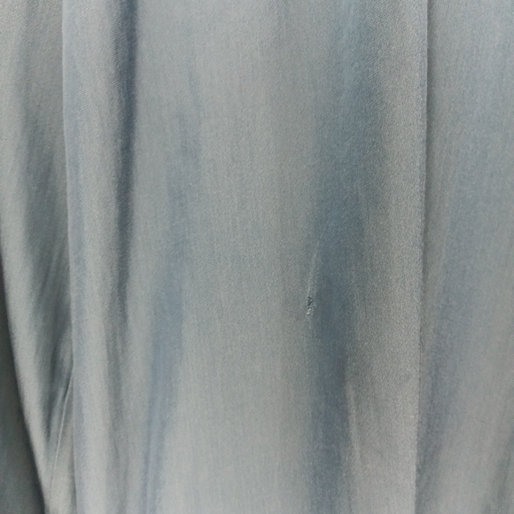 Ramy Brook Paris Poet Blouse Teal Boho Peasant Long Sleeve Top XS Made In USA - Picture 7 of 16